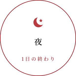夜　1日の終わり